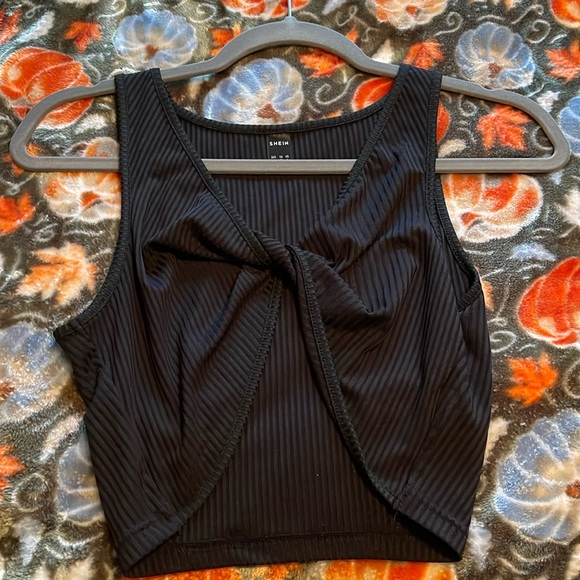 SHEIN Black Crop top - Picture 1 of 2